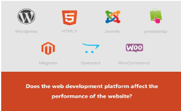 Does the web development platform affect the performance of the ...