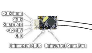 FrSky Receiver RXSR and its functionalities