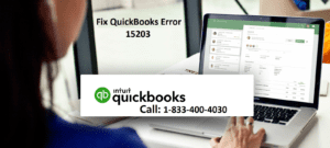 Repair QuickBooks error 15203