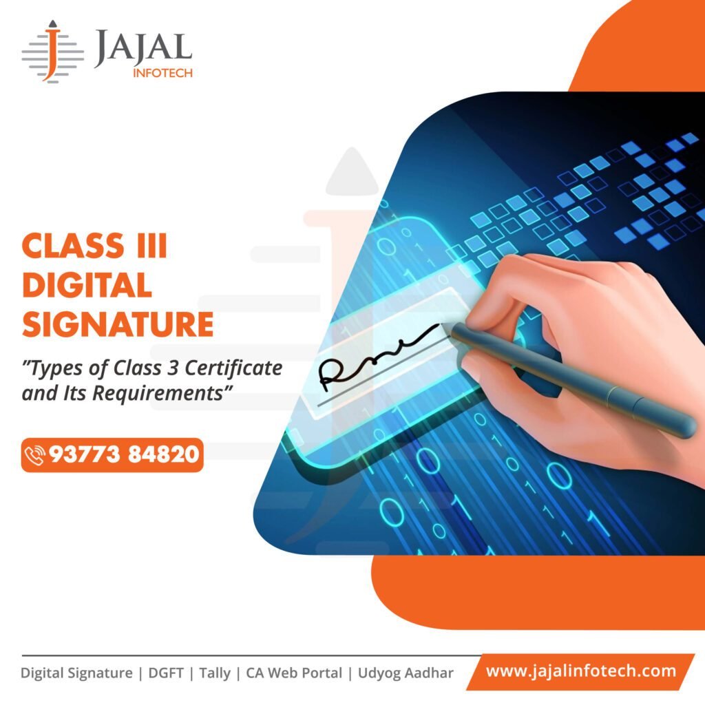 class 3 digital signature certificate