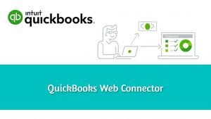 Quickbooks web connector error