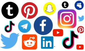 social media platforms.