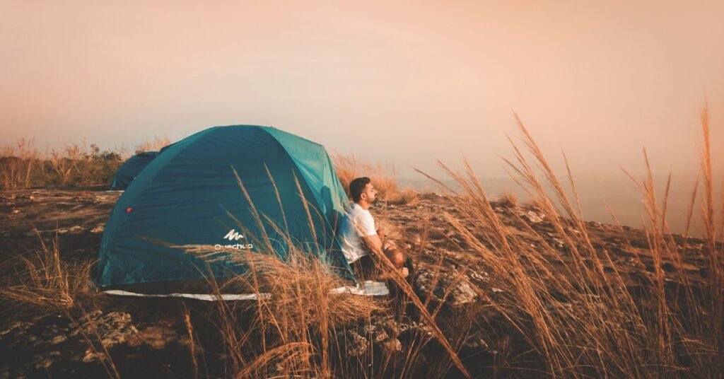alone camping