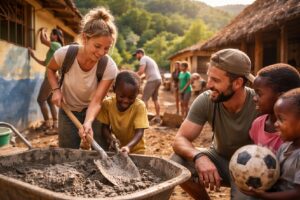 Travelers Volunteering