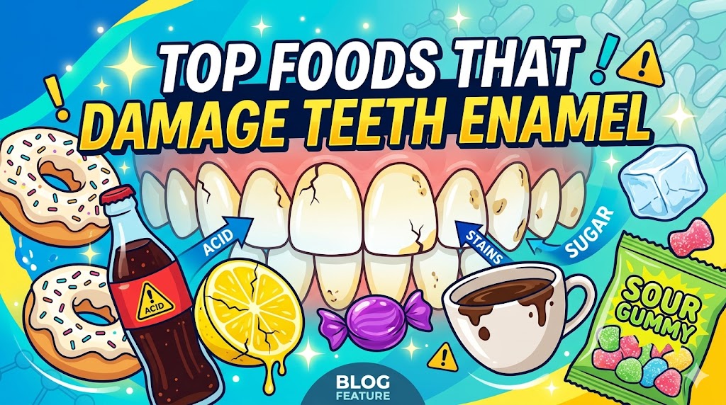 foods bad for teeth enamel