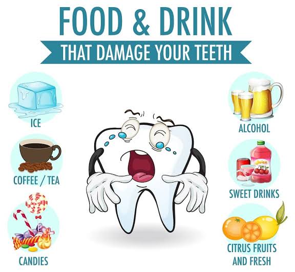 foods bad for teeth enamel